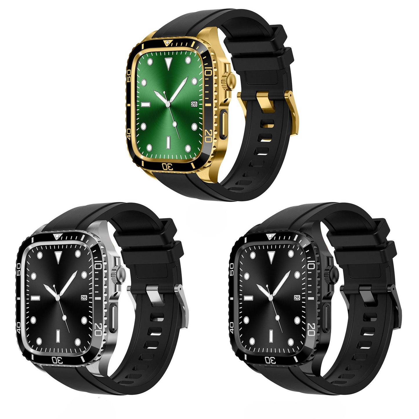 Le Montage Silicone Apple Watch Strap